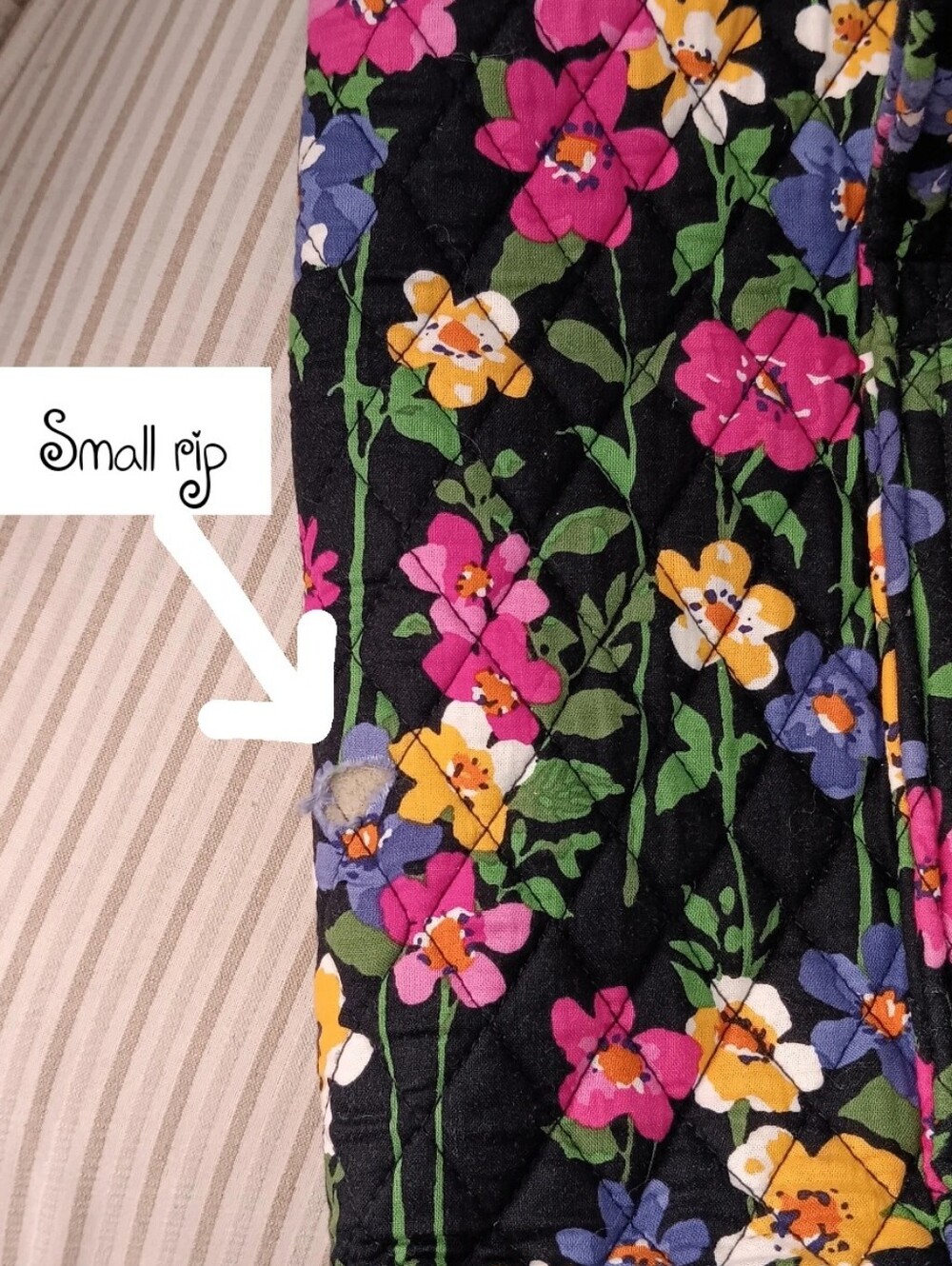 Vera Bradley Wildflower Garden Floral Bag - Picture 4 of 7